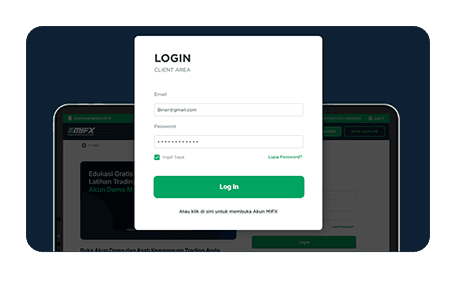 Log In ke Client Area